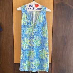 Lilly Pulitzer Blue and Green Swim Coverup